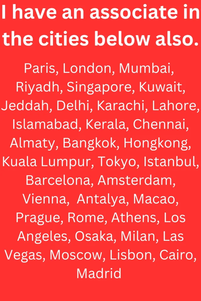 I have associates in these cities also, please read first — Dubai Escort